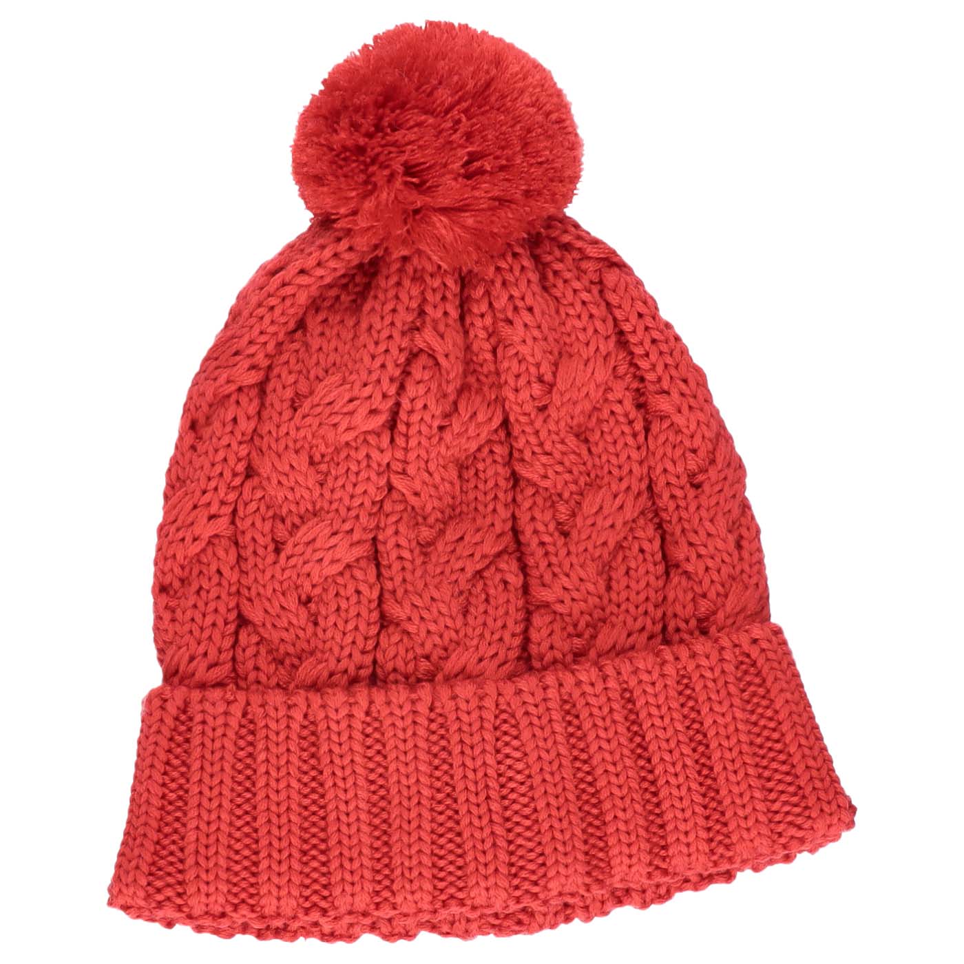 Merino wool hat with pompom