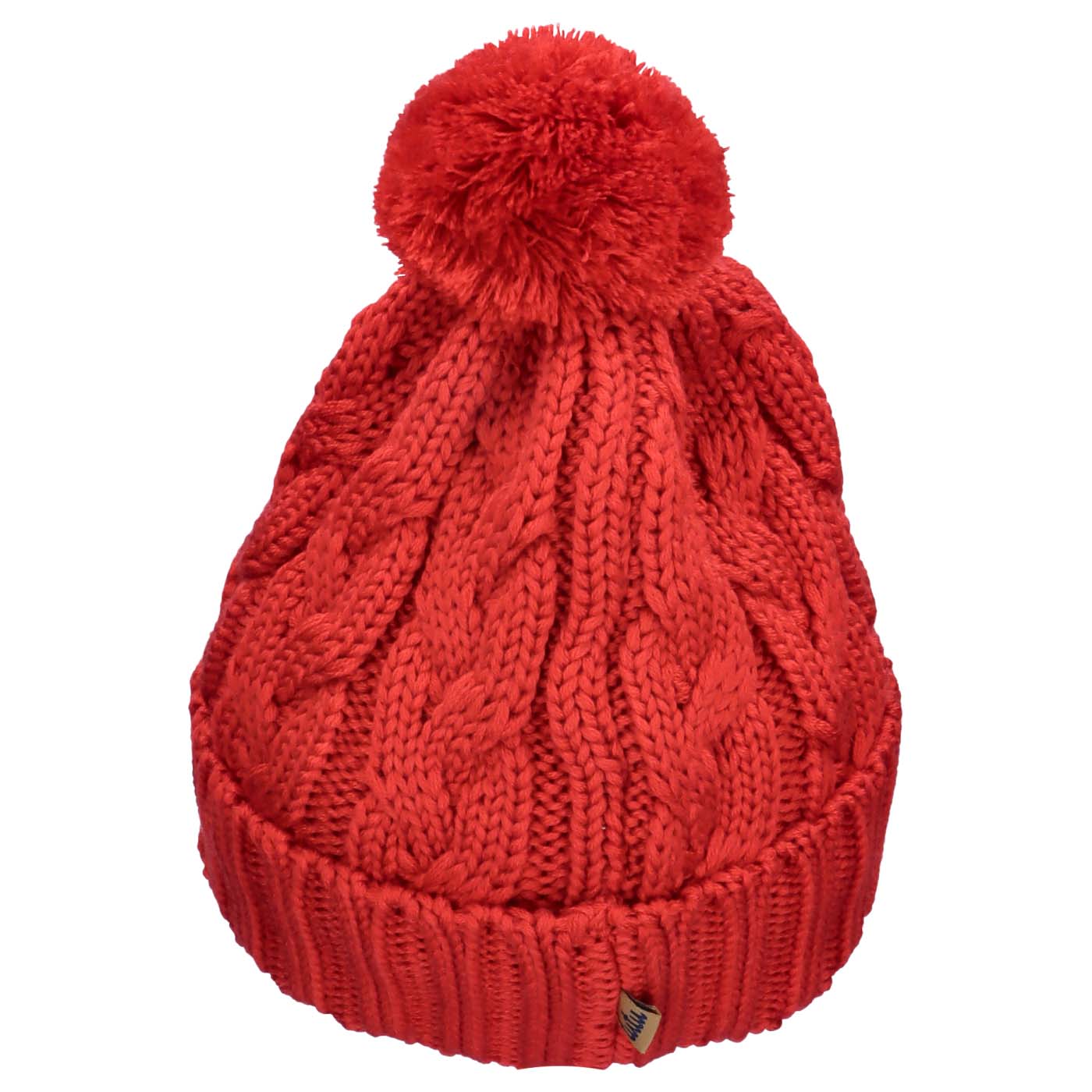 Merino wool hat with pompom